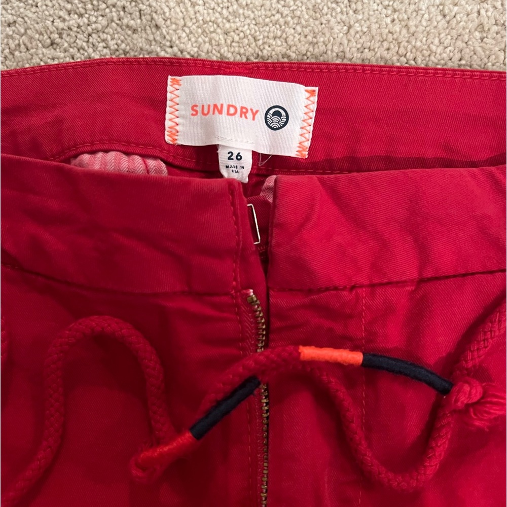 Sundry Chino Raw Hem Trouser